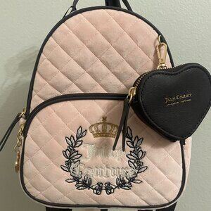 NEW WITH TAG * Juicy Couture Velour Mini Backpack